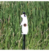 ENGAGE PRECISION ENGAGE PRECISION AR500 STEEL RIFLE TARGET SILHOUETTE, 3/8”, FULL SIZE PRAIRIE DOG, WHITE