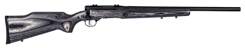 SAVAGE SAVAGE B-MAG 17 WSM RIFLE, FLUTED HEAVY BARREL, GREY