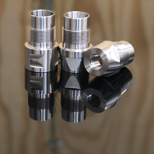 ERIK CORTINA ERIK CORTINA EC TUNER V2 THREAD ADAPTER, 1/2X28, TAPERED, BLACK NITRIDE