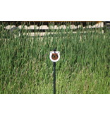 ENGAGE PRECISION AR400 STEEL RIMFIRE TARGET, 1/4", ROUND GONG, 6”, WHITE