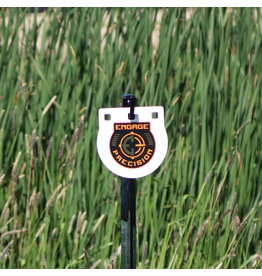 ENGAGE PRECISION ENGAGE PRECISION AR500 STEEL RIFLE TARGET GONG, ROUND, 1/2”, 6”, WHITE