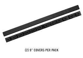 MAGPUL MAGPUL M-LOK RAIL COVER, TYPE 1, 9”, BLACK, 2 PACK