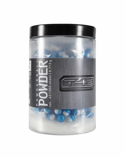 UMAREX UMAREX T4E POWDER BALLS, .43 CAL, BLUE/WHITE, 500 ROUNDS