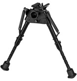 HARRIS HARRIS S-BRM BIPOD, SWIVEL STUD, NOTCHED LEGS, 6-9"