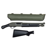 CHURCHILL CHURCHILL 612 TORSO PUMP SHOTGUN, 12GA, 3”, 15” BARREL, W/ PISTOL GRIP & SCABBARD, OD GREEN