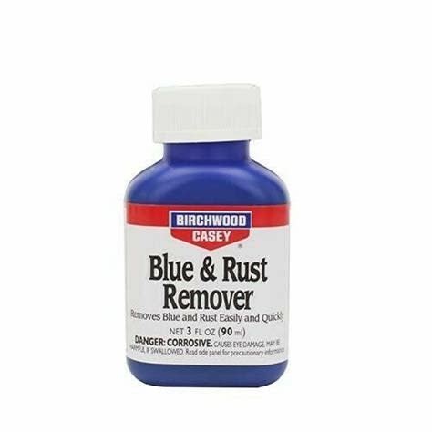 BIRCHWOOD CASEY BIRCHWOOD CASEY BLUE AND RUST REMOVER, 3OZ