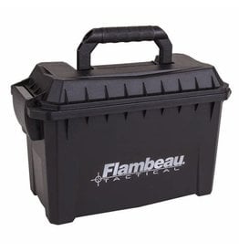 FLAMBEAU FLAMBEAU COMPACT POLYMER AMMO CAN, BLACK