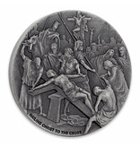 SCOTTSDALE MINT SCOTTSDALE MINT BIBLICAL SERIES COIN, NAILING CHRIST TO THE CROSS, 2017, SILVER, 2OZ