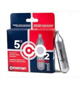 CROSMAN CROSMAN CO2 CARTRIDGE CYLINDERS, 12 GRAM, 5 PACK