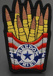DOMINION OUTDOORS ENGAGE PRECISION VELCRO PATCH, FREEDOM FRIES