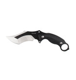 RUIKE F181-B1 FIXED BLADE KNIFE, BLACK ON BLACK