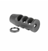 MIDWEST INDUSTRIES MIDWEST INDUSTIRES AR-15 MUZZLE BRAKE, 1/2-28, W/ CRUSH WASHER