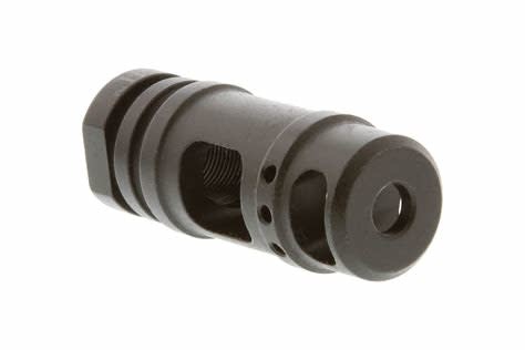 MIDWEST INDUSTRIES MIDWEST INDUSTIRES AR-15 MUZZLE BRAKE, 2 CHAMBER, 1/2-28, W/ CRUSH WASHER