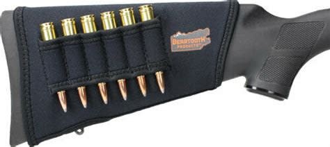 BEARTOOTH PRODUCTS STOCK GUARD W/ RIFLE AMMO HOLDER, BLACK