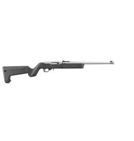 RUGER RUGER 10/22 TAKEDOWN RIFLE, 22 LR, MAGPUL BACKPACKER STOCK, SS BARREL, INCLUDES 4 MAGS, GREY