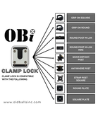 OBI LINK SYSTEM, CLAMP LOCK, WHITE