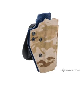 QVO TACTICAL SECONDARY OWB KYDEX HOLSTER, EMG STI/TTI JW3 2011 COMBAT MASTER, MULTICAM ARID