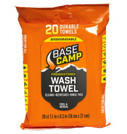 DEAD DOWN WIND DEAD DOWN WIND BASE CAMP WASH TOWEL, BIODEGRADABLE, 20 PACK