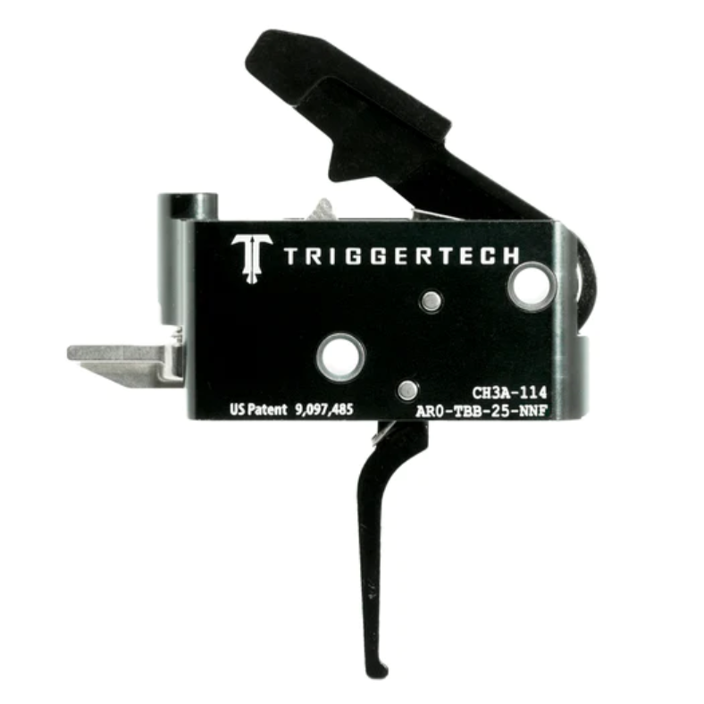 TRIGGERTECH TRIGGERTECH ADAPTABLE  TWO STAGE TRIGGER, AR-15 RIFLE, BLACK, FLAT