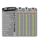 OBI LINK SYSTEM, SLIDE LOCK, BLACK