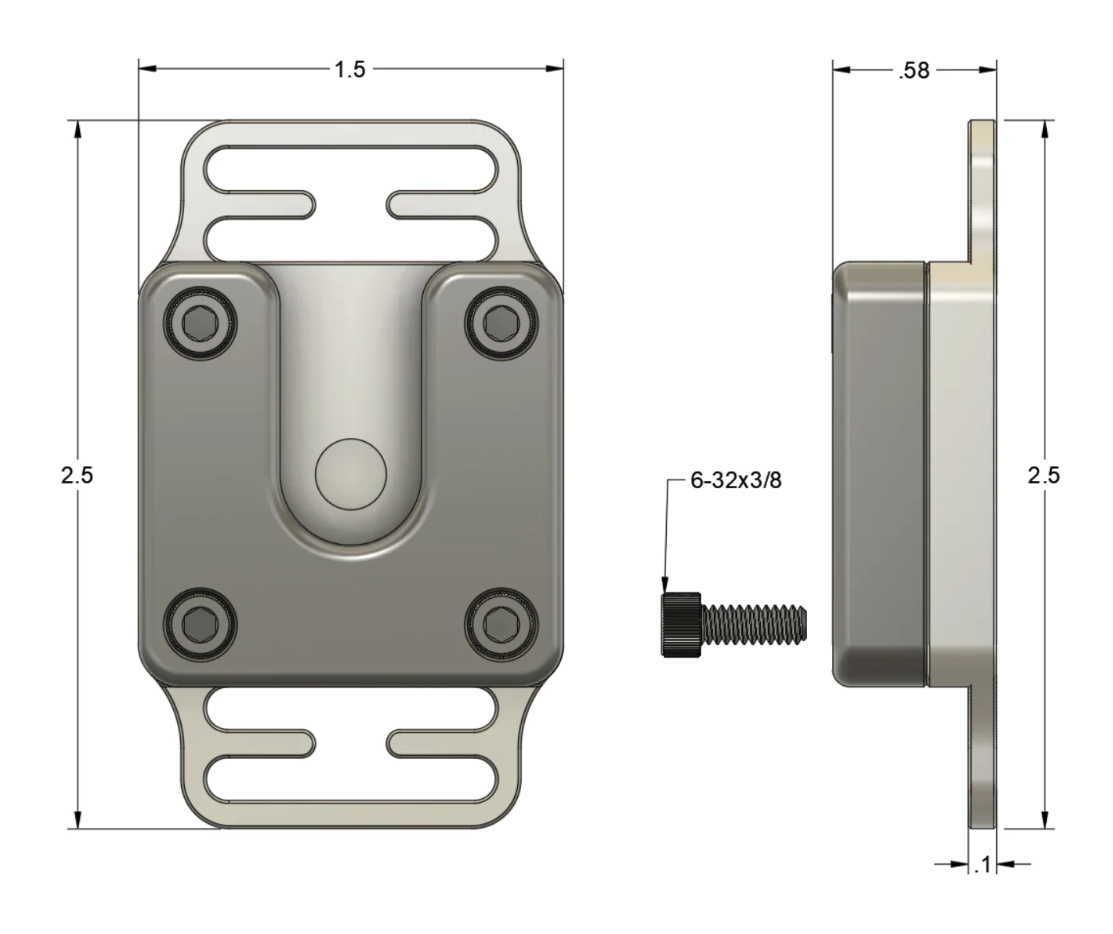 OBI LINK SYSTEM, SLIDE LOCK, BLACK