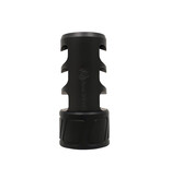 SPEARHEAD MACHINE 3 PORT SELF TIMING MUZZLE BRAKE, 1/2-20, 22/6MM, BLACK NITRIDE
