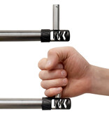 SPEARHEAD MACHINE 3 PORT SELF TIMING MUZZLE BRAKE, 1/2-20, 22/6MM, BLACK NITRIDE