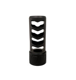 SPEARHEAD MACHINE 4 PORT SELF TIMING MUZZLE BRAKE, 5/8-24, 308/7MM, BLACK NITRIDE
