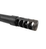 SPEARHEAD MACHINE 4 PORT SELF TIMING MUZZLE BRAKE, 5/8-24, 308/7MM, BLACK NITRIDE
