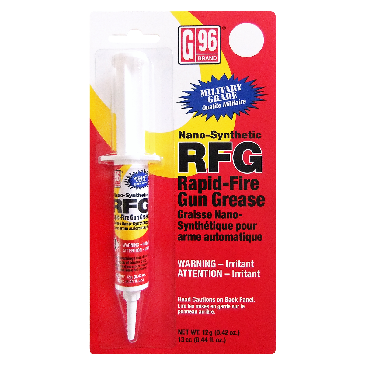 G96 G96 RFG GUN GREASE, 12G SYRINGE