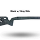 GRAYBOE PHOENIX 2 STOCK, REMINGTON 700 & CLONES, LA, RH, M5, BLACK W/ GRAY WEB