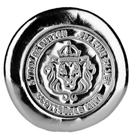 SCOTTSDALE MINT SCOTTSDALE MINT CAST BUTTON, SILVER, 5OZ