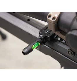 FLATLINE OPS TANGO RAIL MOUNT FINE ADJUSTABLE BUBBLE LEVEL, BLACK