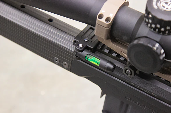 FLATLINE OPS TANGO RAIL MOUNT FINE ADJUSTABLE BUBBLE LEVEL, BLACK