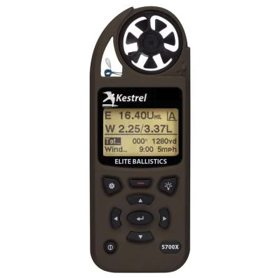 KESTREL KESTREL 5700X ELITE WEATHER METER, W/ APPLIED BALLISTICS, FDE