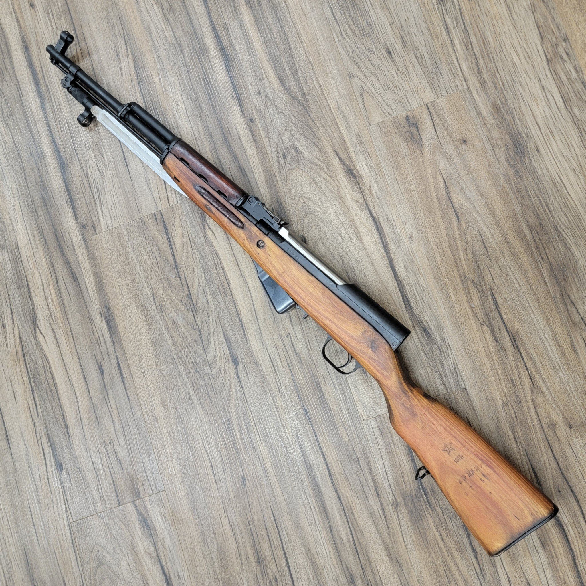 SKS RUSSIAN SKS RIFLE, 7.62X39, HARDWOOD STOCK