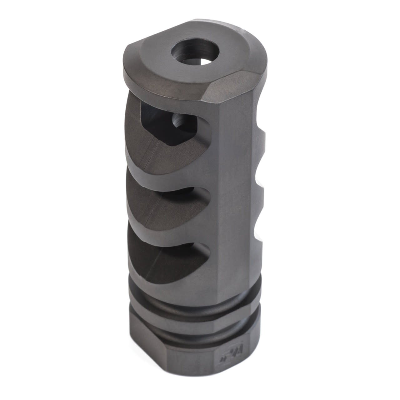 PRECISION ARMAMENT M4-72 SEVERE DUTY COMPENSATOR, 1/2x28, 5.56MM/22 CAL, BLACK