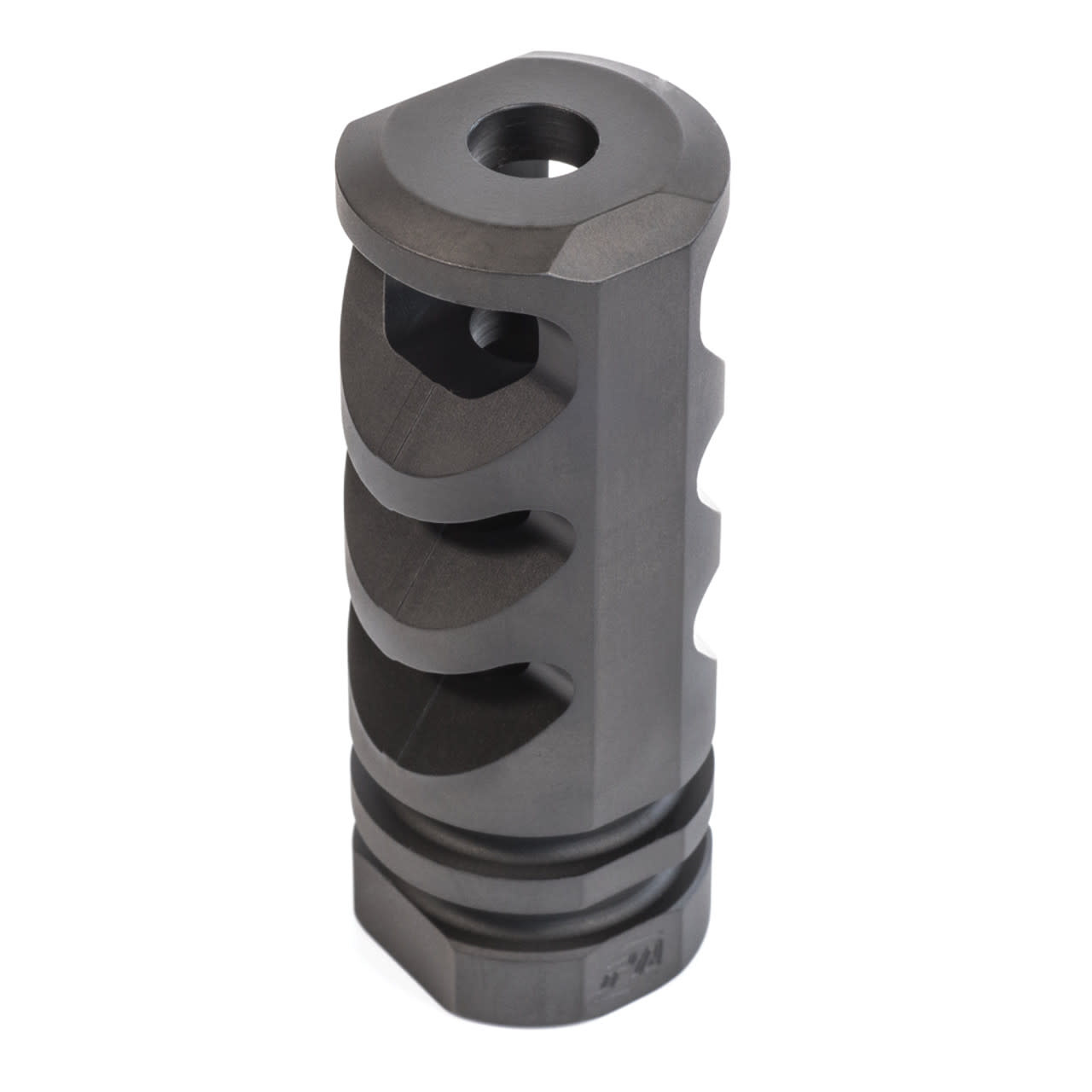 PRECISION ARMAMENT M4-72 SEVERE DUTY COMPENSATOR, 5/8X24, 7.62MM/30 CAL, BLACK