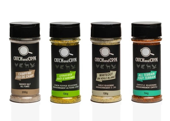 CATCH AND COOK CATCH AND COOK SPICES, WHITEOUT, GARLIC SEASONING