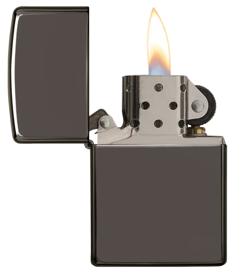 ZIPPO ZIPPO LIGHTER, BLACK ICE