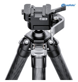 LEOFOTO SA403C CARBON FIBER TRIPOD, W/ MA30L RAPID LOCK BALL HEAD, PICATINNY AND ARCA