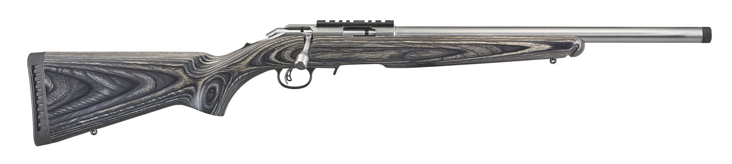 RUGER RUGER AMERICAN RIMFIRE TARGET RIFLE, 22 LR, SS, LAMINATE STOCK
