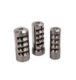 SALMON RIVER SOLUTIONS SRS SS PRO 4 MUZZLE BRAKE, 30 CAL, 1/2-28, .680", POLISHED
