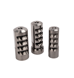 SALMON RIVER SOLUTIONS SRS SS PRO 4 MUZZLE BRAKE, 30 CAL, 1/2-28, .680", POLISHED