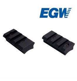 EGW EGW SAVAGE ROUND BACK SHORT ACTION TWO-PIECE PICATINNY RAIL SCOPE MOUNT