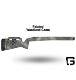 GRAYBOE PHOENIX 2 STOCK, TIKKA T3X, RH, TIKKA PLASTIC BOTTOM METAL, WOODLAND CAMO