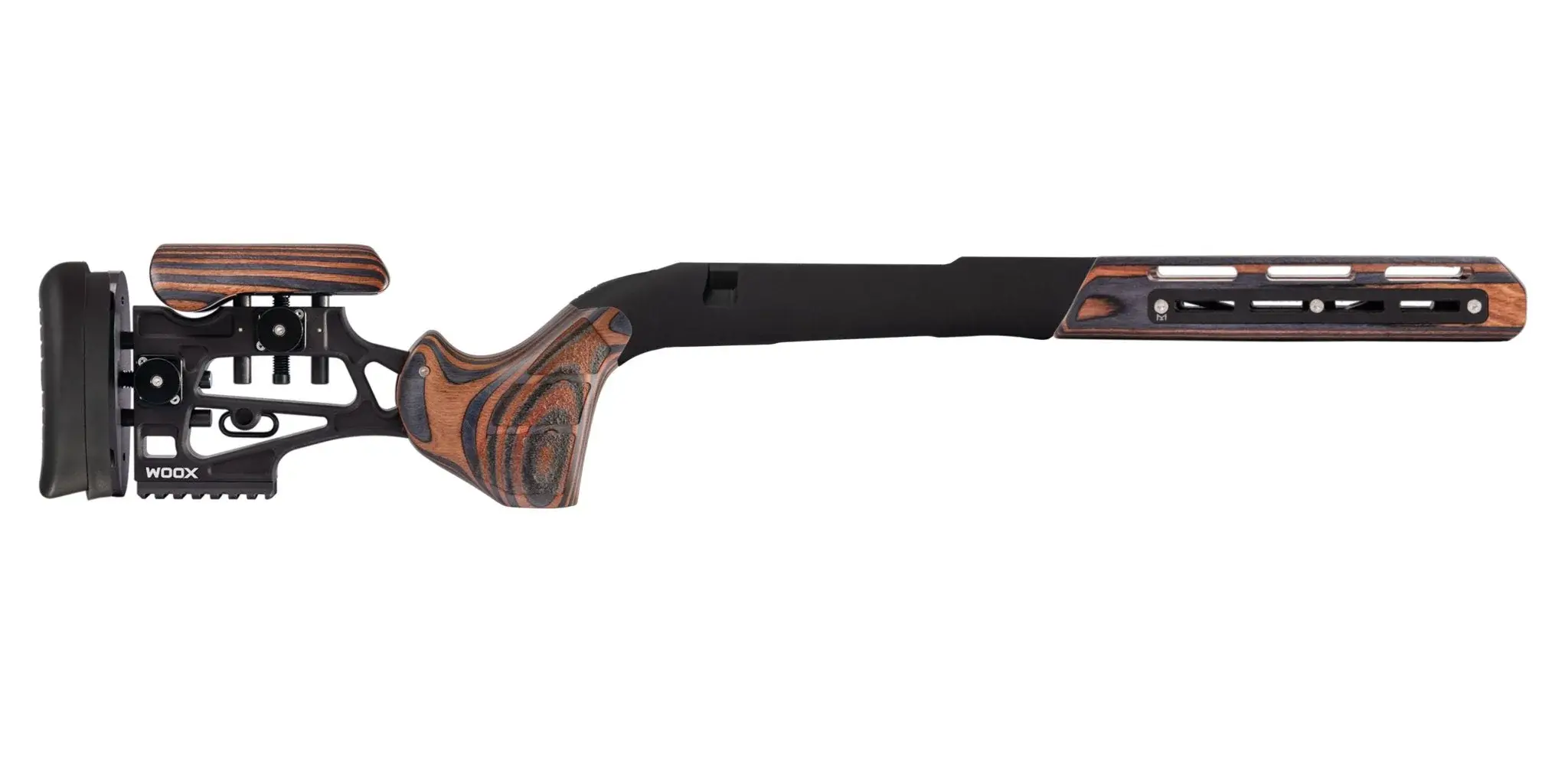 WOOX FURIOSA CHASSIS, TIKKA T3, LAMINATED TIGER WOOD