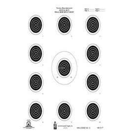 NRA SMALL BORE RIFLE 50 FOOT 4 POSITION TARGET, EACH