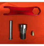 HANKINS SMOOTH BULLET SIZING DIE COMPLETE KIT, .45 CAL, LONG, RED