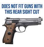 EGW EGW BERETTA 92 RED DOT SIGHT MOUNT, FITS VORTEX VIPER/VENOM, BURRIS FASTFIRE AND DOCTER
